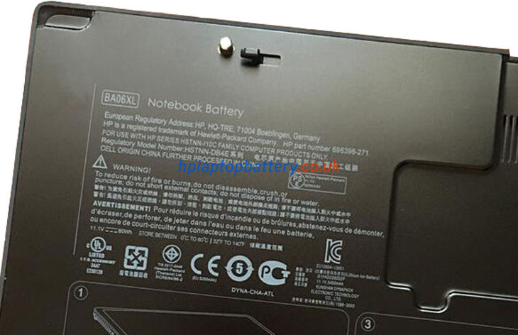 Battery for HP 696621-001 laptop
