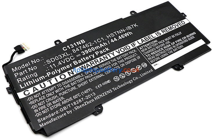 Battery for HP Chromebook 13 G1 laptop