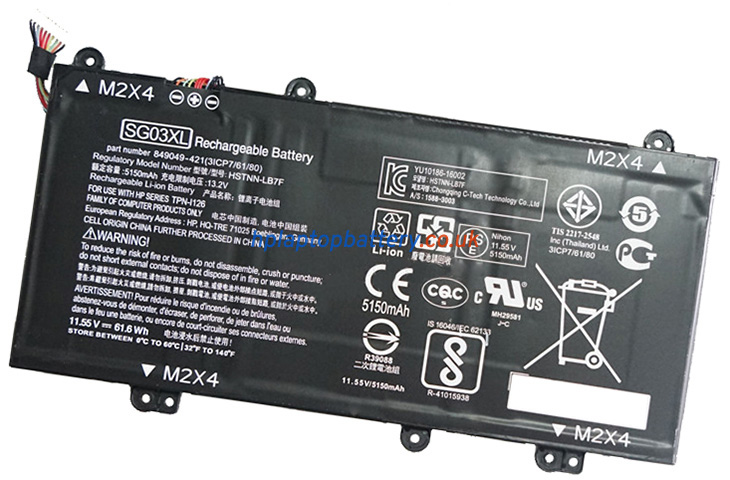 Battery for HP Envy 17T-U000 CTO laptop