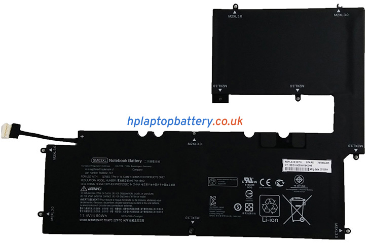 Battery for HP SM03050XL laptop