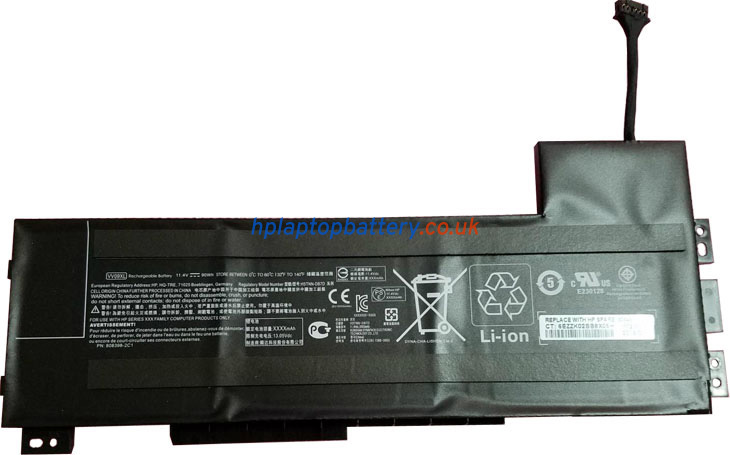 Battery for HP 808452-001 laptop