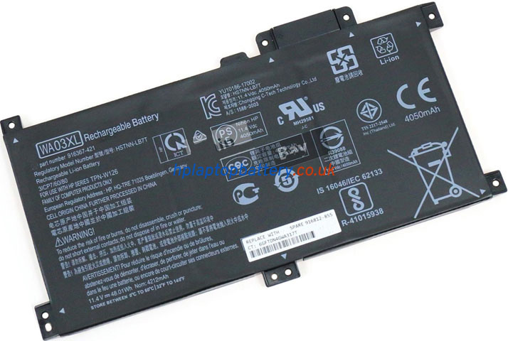Battery for HP Pavilion X360 15-BR001DS laptop