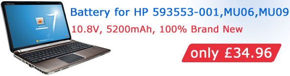 HP 593553-001 battery
