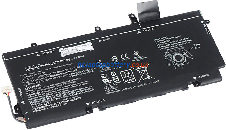 Battery for HP 805096-001 laptop