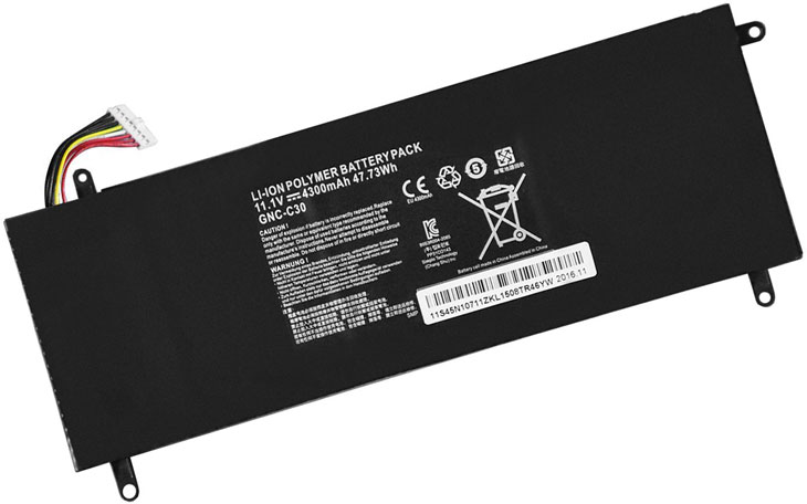 Battery for Gigabyte U24F laptop