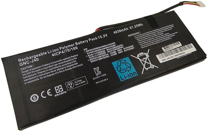 Battery for Gigabyte P34W V3 laptop
