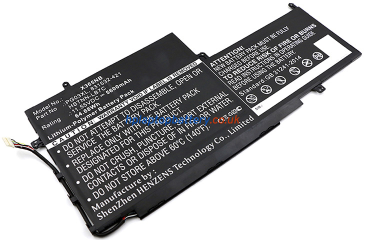HP PG03 battery,65Wh battery for HP PG03 laptop(3 cells,11.52V)