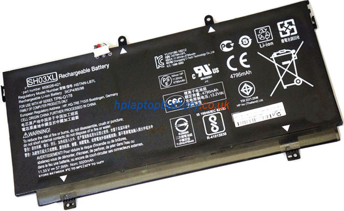 Battery for HP Spectre X360 13-AC041TU laptop