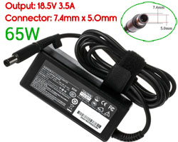 Replacement HP 18.5V 3.5A, 65W Ac Adapter